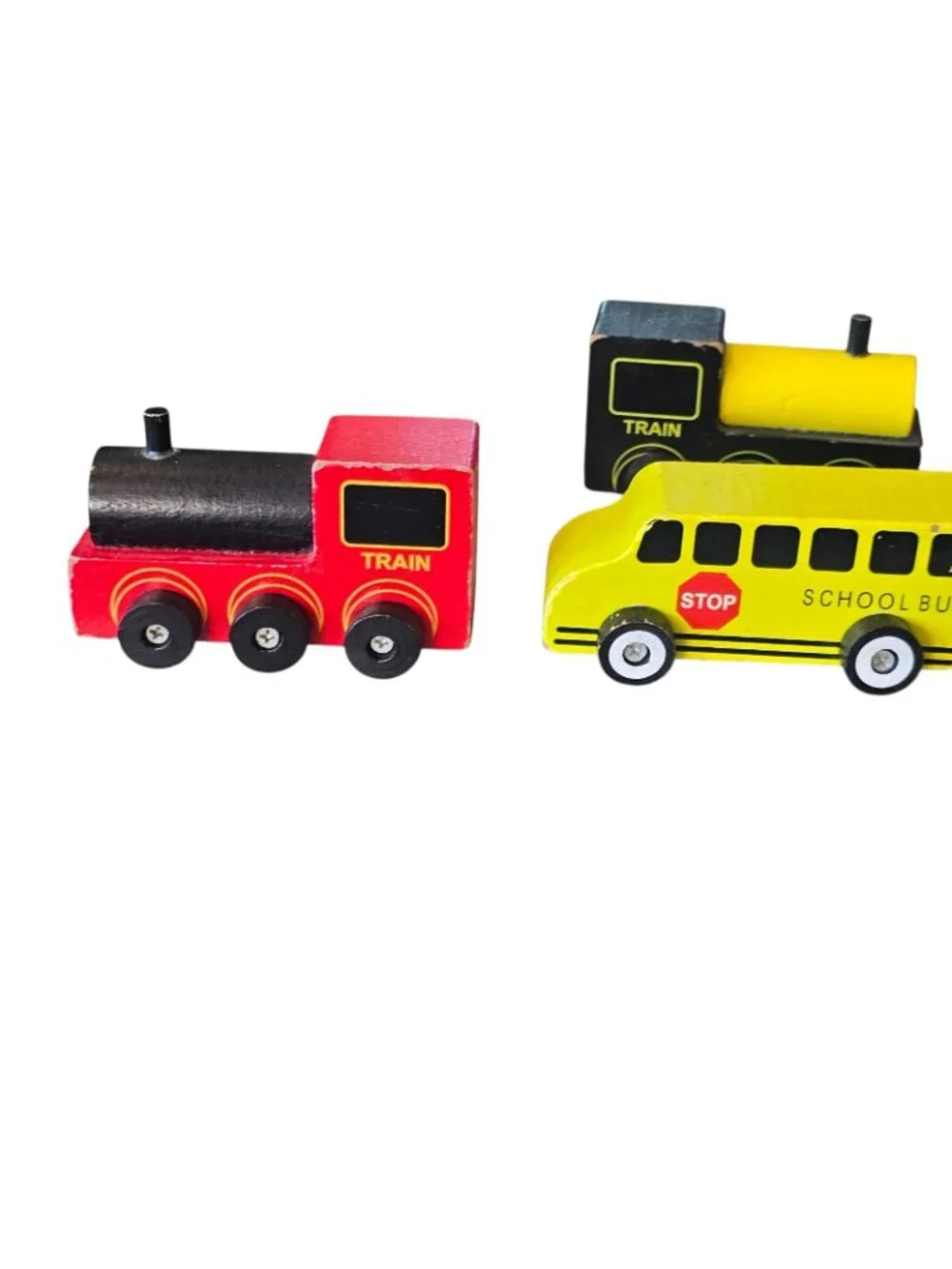 Greenbrier International School Bus Train‎ Engine Fire Truck Wood Vehicles